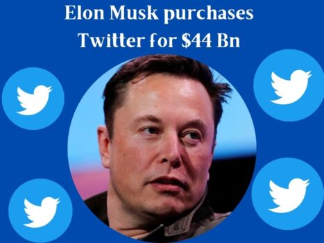 Elon Musk purchases Twitter