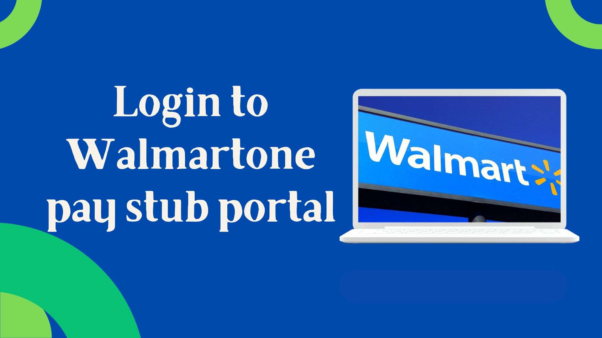 walmart pay stub portal